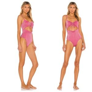 NWOT L*SPACE Rumi Classic One Piece Bubblegum Pink